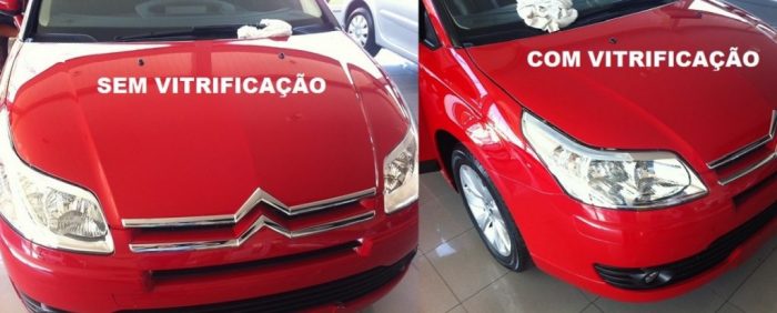 Fotos de um Citroën vermelho mostram o efeito 