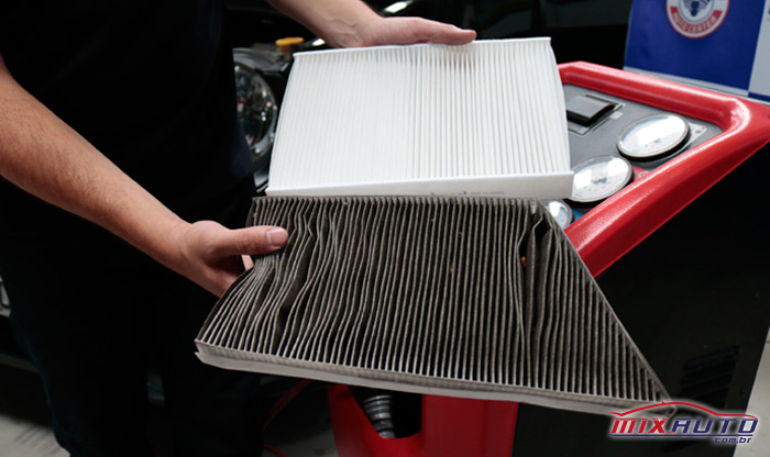 Filtro Ar Condicionado Automotivo Limpo vs Sujo - Importância da limpeza e higienização