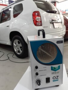 Renault Duster preparado para a Limpeza com Ozônio na Mix Auto Center