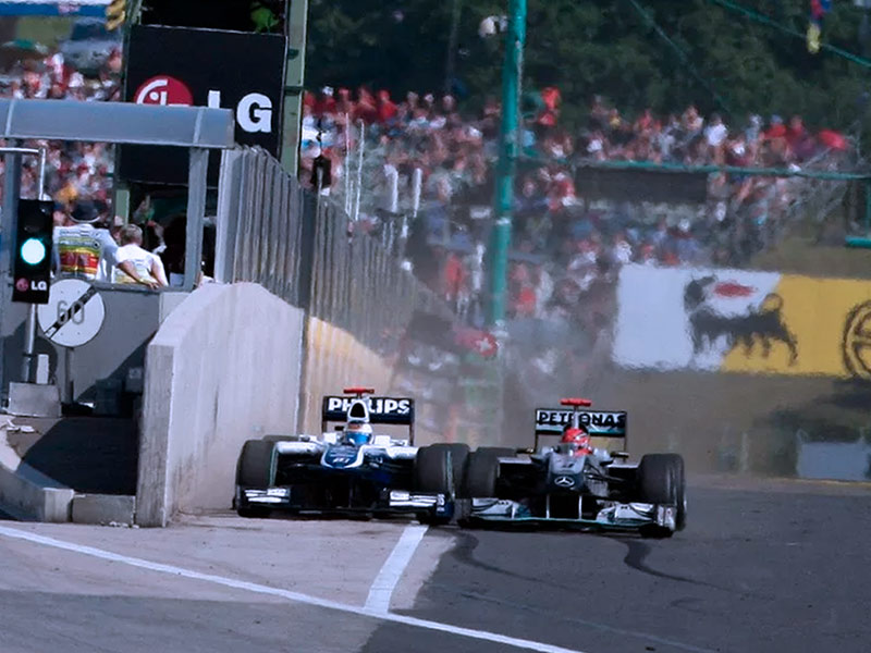 10 anos da mais perigosa ultrapassagem na carreira de Rubens Barrichello sobre o alemão Michael Schumacher