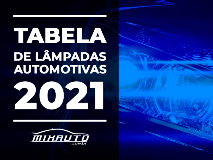Tabela COMPLETA de Aplicação de Lâmpadas Automotivas 2020/2021